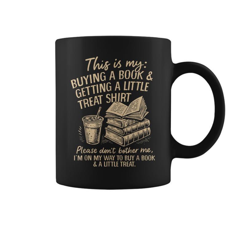 Reading Bookish Book Club Caffeinated Books & Coffee Lover Graphic Print Coffee Mug