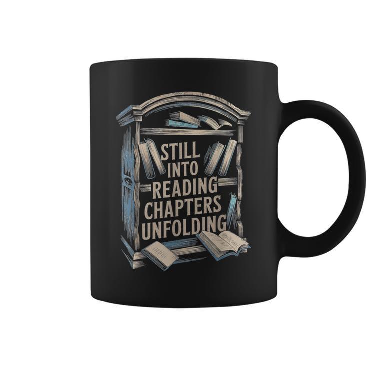 Still Into Reading Chapters Unfolding Book Graphic Print Coffee Mug