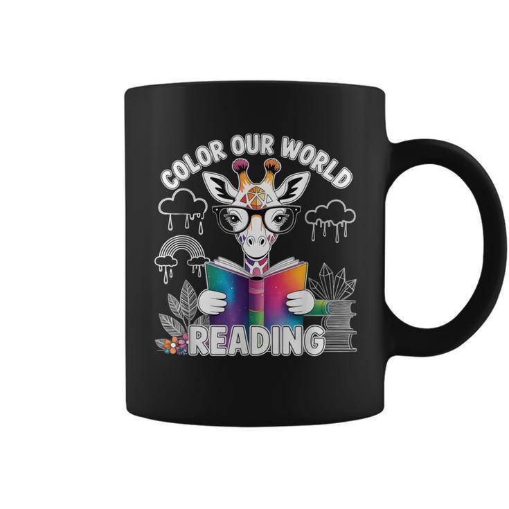 Reading Colors Our World Color Our World 2026 Reading Book Graphic Print Coffee Mug
