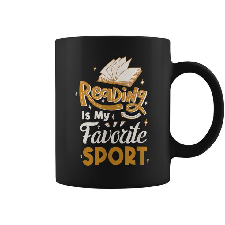 Reading Is My Favorite Sport Read Books For a Bookworm Graphic Print Coffee Mug