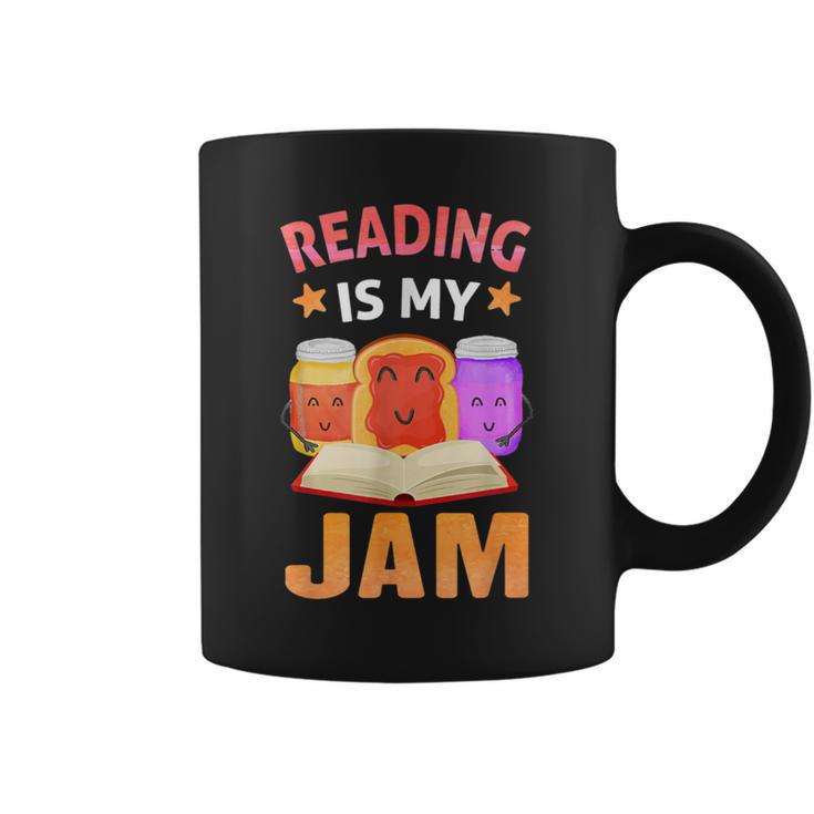 Reading Is My Jam I Love To Read Books Graphic Print Coffee Mug