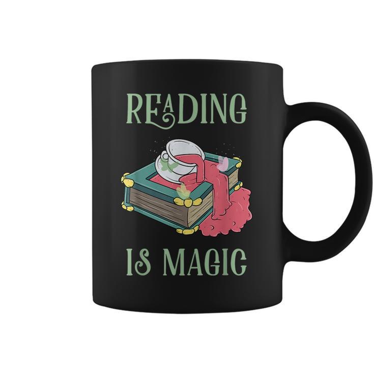 Reading Is Magic Book Reader Graphic Print Coffee Mug