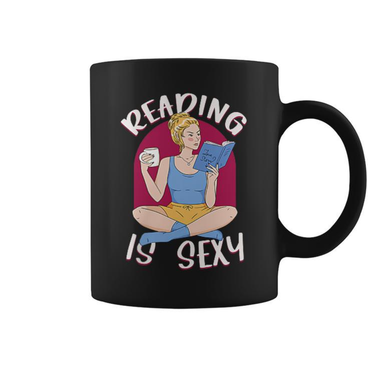 Reading Is Sexy Book Lover Fun Literary Graphic Print Coffee Mug Reading Is Sexy Book Lover Fun Literary Graphic Print Coffee Mug