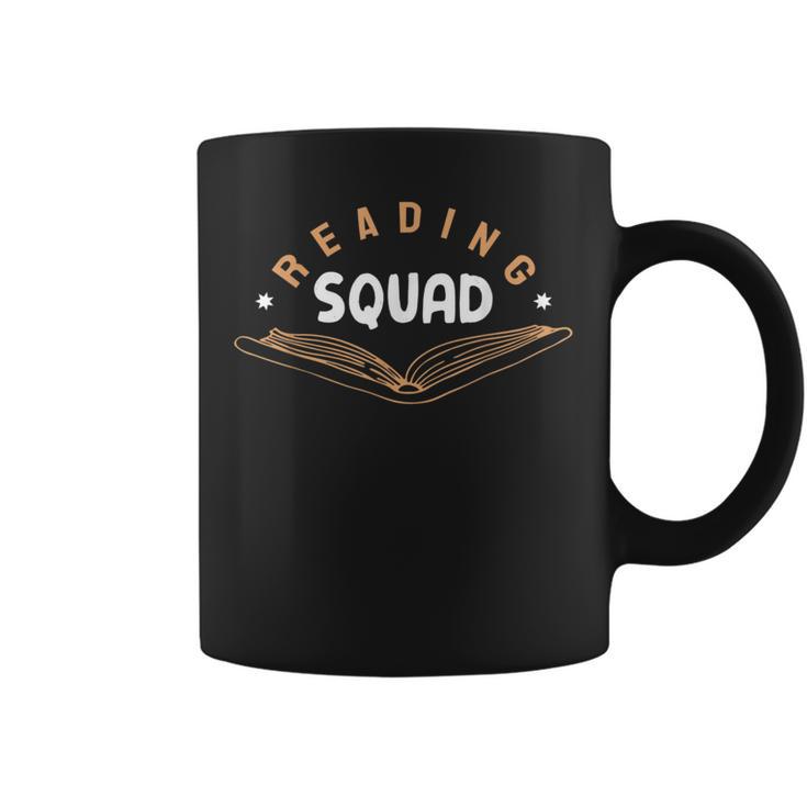 Reading Squad Book Lover And Reading Teacher Men Women Graphic Print Coffee Mug