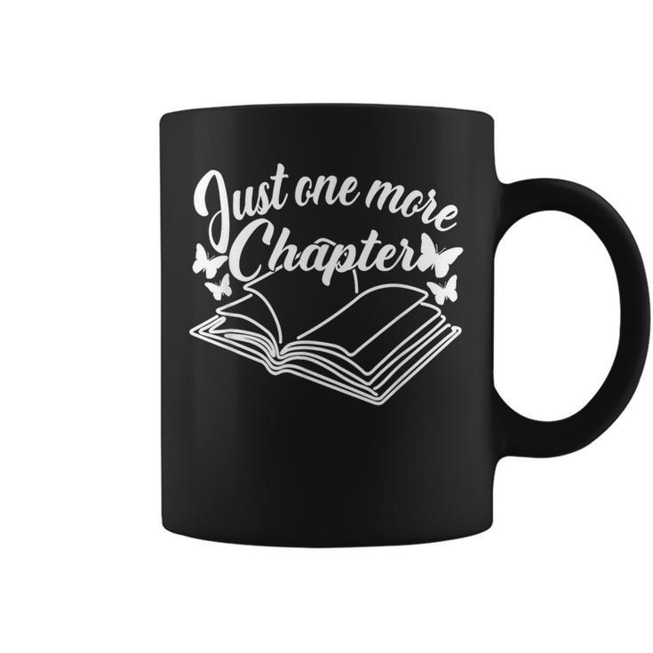 Reading Women Girls Book Lover Just One More Chapter Graphic Print Coffee Mug