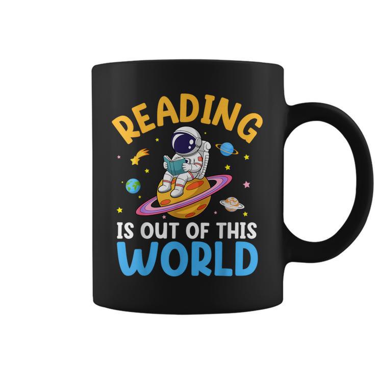 Reading Is Out Of This World Space Read Books Lover Graphic Print Coffee Mug