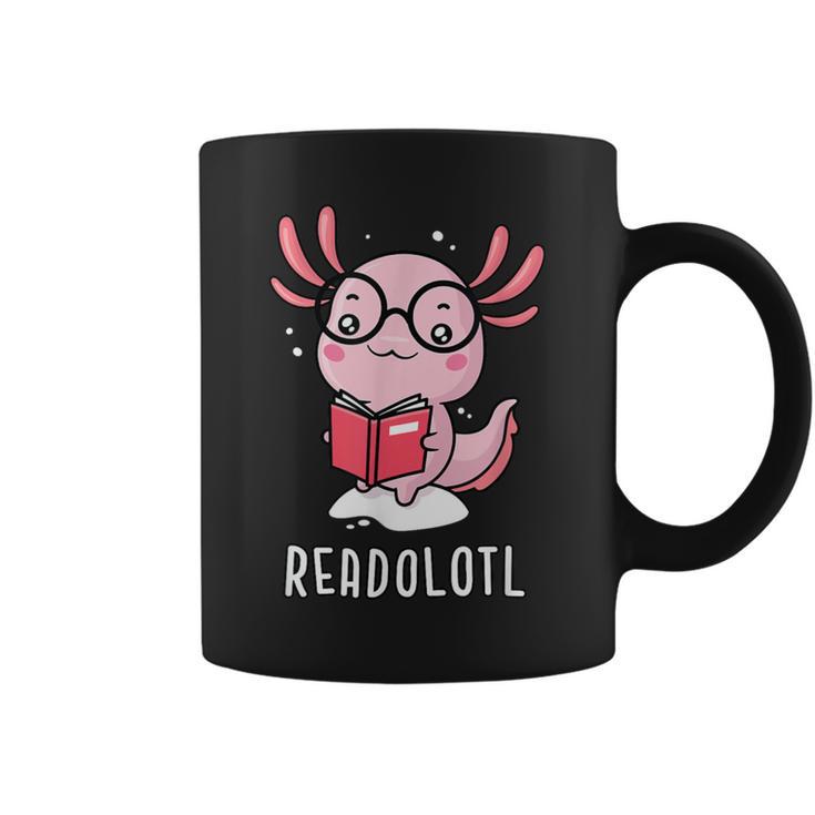 Readolotl Cute Axolotl Book Lover Graphic Print Coffee Mug