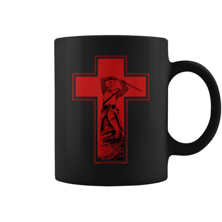 Regalo De Cruz Y Espada De Caballero Templario Taza de café