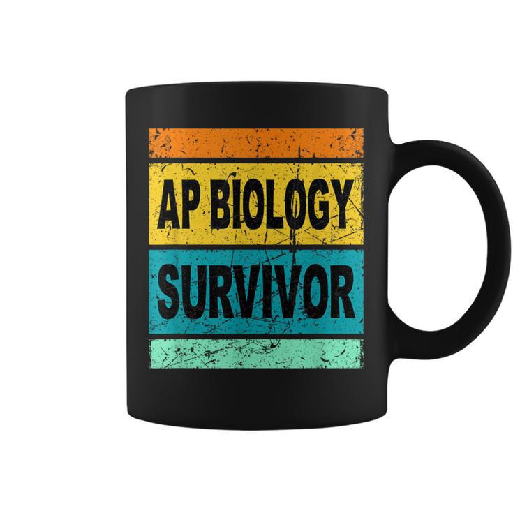 Retro AP Biology Shirt AP Biology Survivor Prep Book Study Graphic Print Coffee Mug