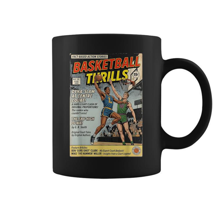 Retro Basketball Player Comic Book Style Dunker Graphic Graphic Print Coffee Mug Retro Basketball Player Comic Book Style Dunker Graphic Graphic Print Coffee Mug