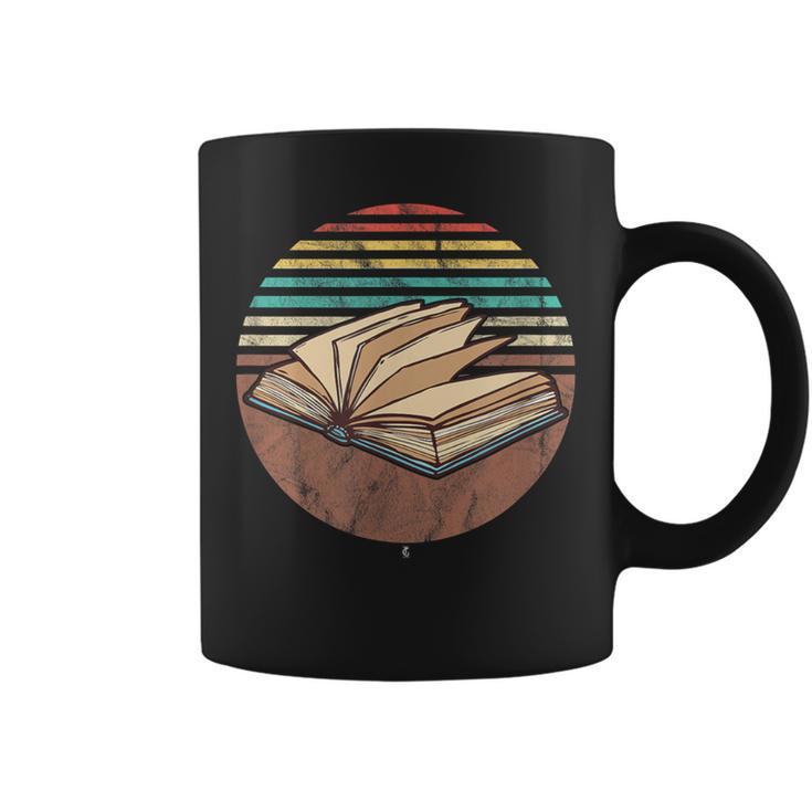 Retro Book Bookworm Book Lover Reader Reading Graphic Print Coffee Mug