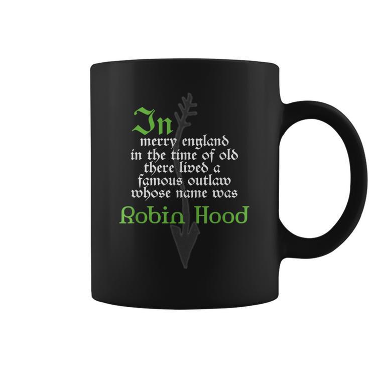 Robin Hood T Shirt For Book Lovers And Literature Fans Graphic Print Coffee Mug