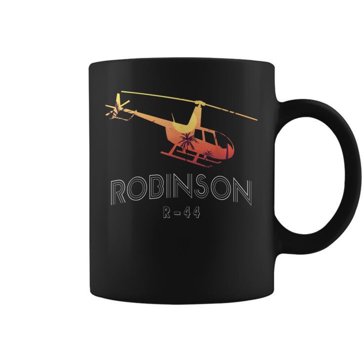 Robinson R44 Helicóptero Aviador Piloto Regalo Taza de café