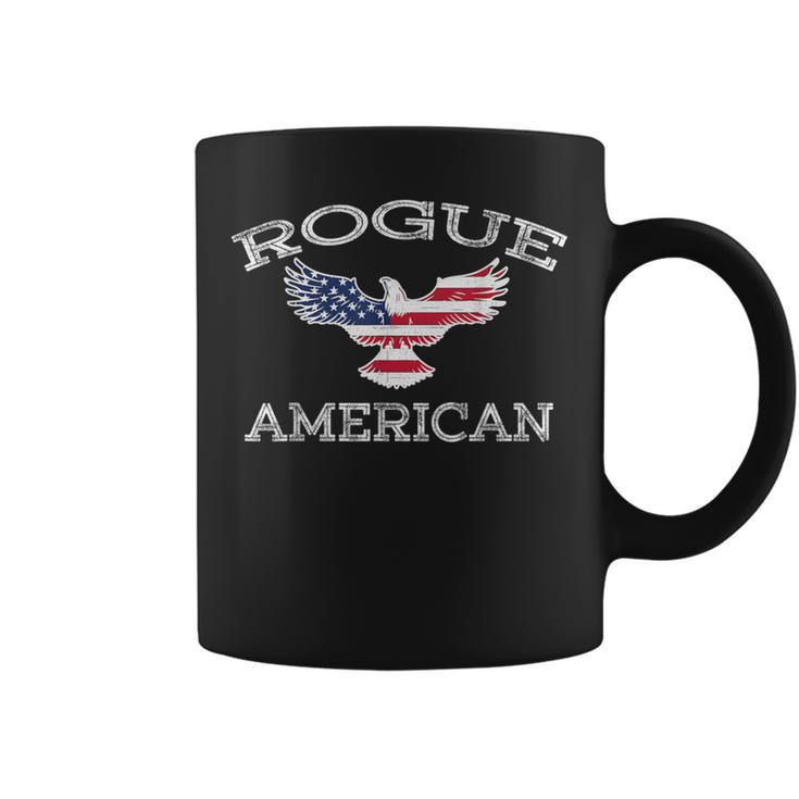 Rogue America ユーズド加工 アメリカ国旗 イーグル コーヒーマグ