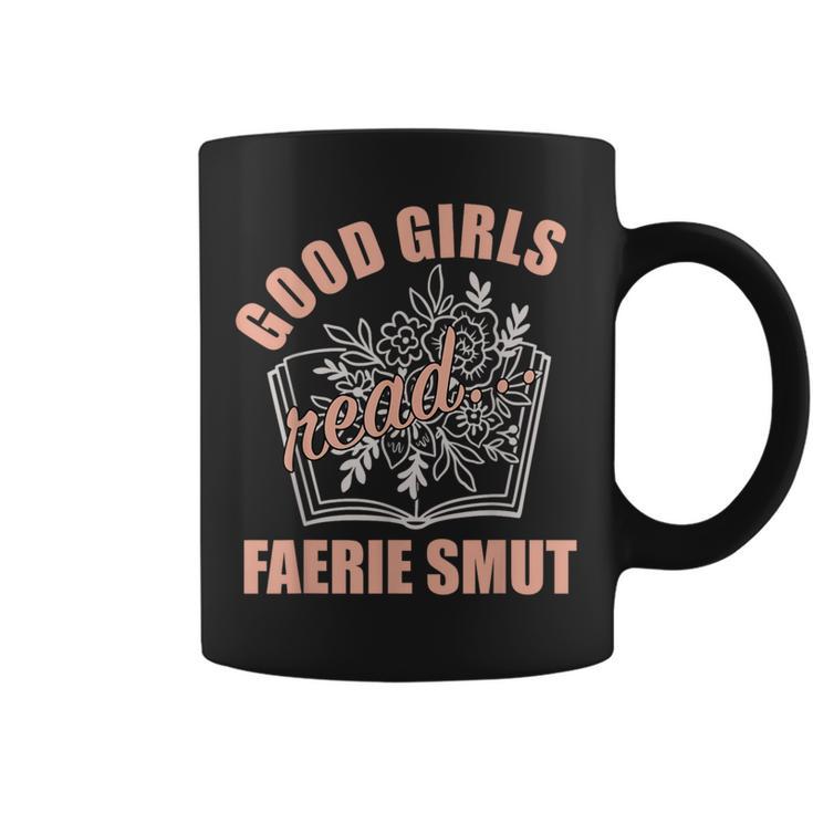 Romantasy Book Merch Good Girls Spicy Book Lover Fairy Tales Graphic Print Coffee Mug