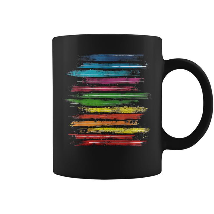 RtY Book Colorful Art Painting Graphic Motif Book Small Graphic Print Coffee Mug