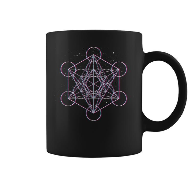 Sacred Geometry メタトロン キューブ Psy Trance Yoga Dmt Lsd Goa コーヒーマグ