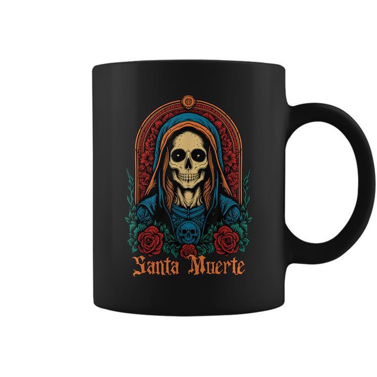 Santa Muerte Latina Gangster Gangsta Cholo Chola Taza de café