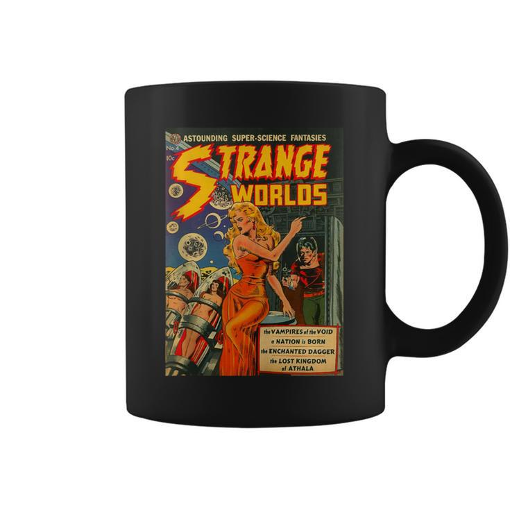 Sci Fi Pin Up Girl Science Fiction Vintage Horror Comic Book Graphic Print Coffee Mug