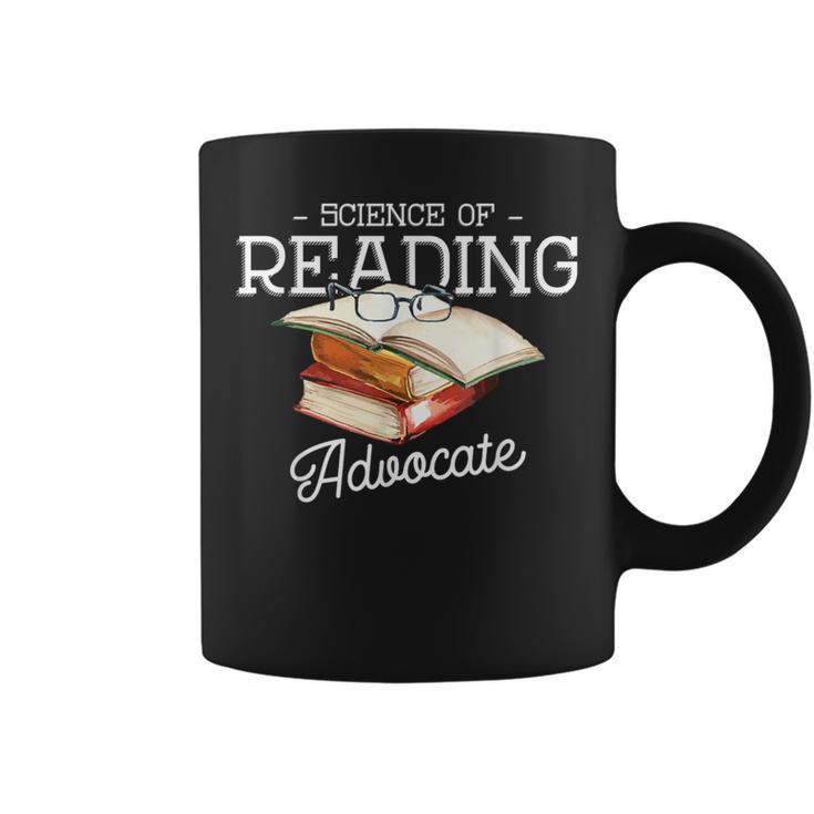 Science Of Reading Advocate Books Literature Book Reader Graphic Print Coffee Mug