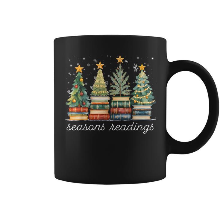 Seasons Readings All Booked For Christmas Book Reading Lover Graphic Print Coffee Mug