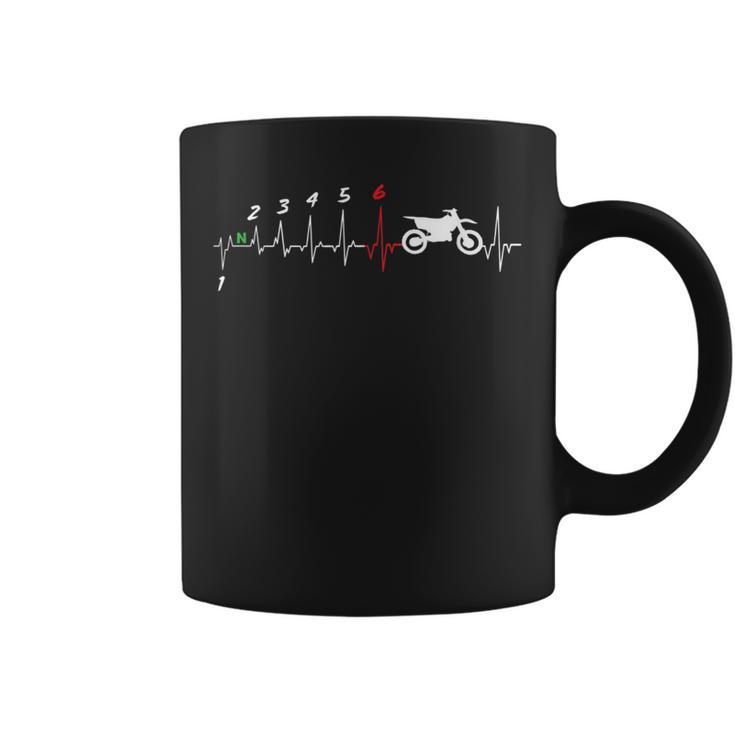 Shifting Gear ハートビート モトクロス Ekg パルスライダー コーヒーマグ