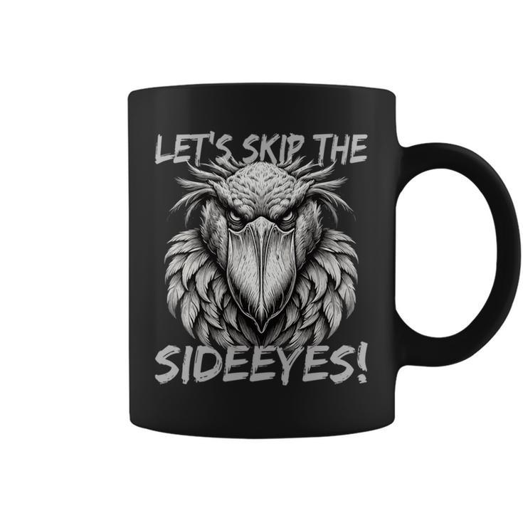 Sideeyes シュービルコウノトリの子育てをスキップしましょう 長袖tシャツ コーヒーマグ