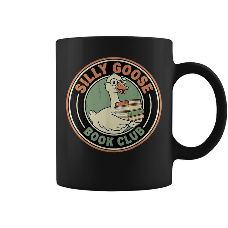 Silly Goose Book Club For Readers Bookish Graphic Print Coffee Mug