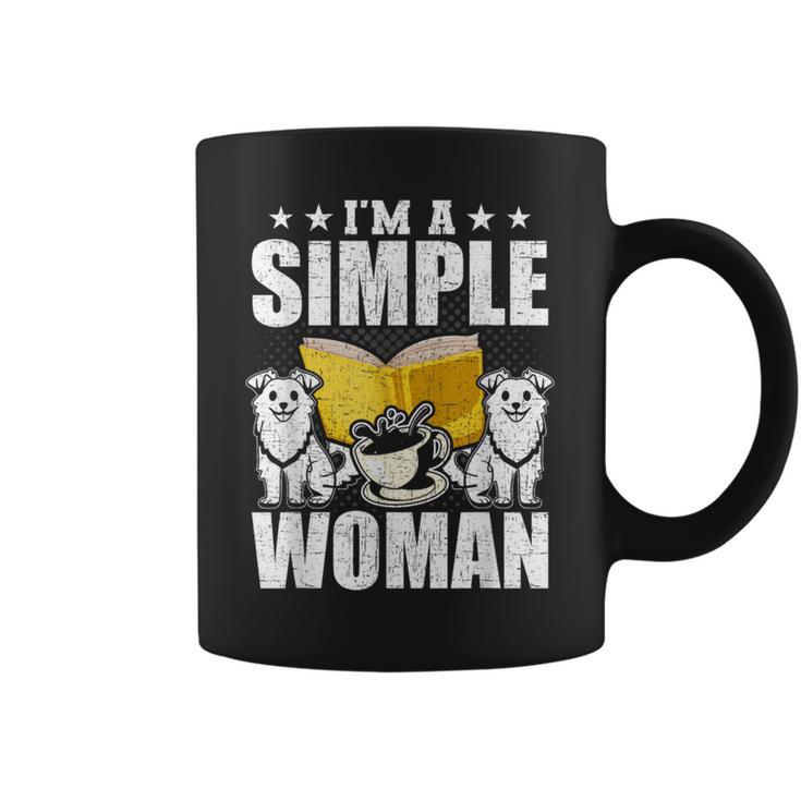I Am a Simple Woman Book Lover Read Graphic Print Coffee Mug