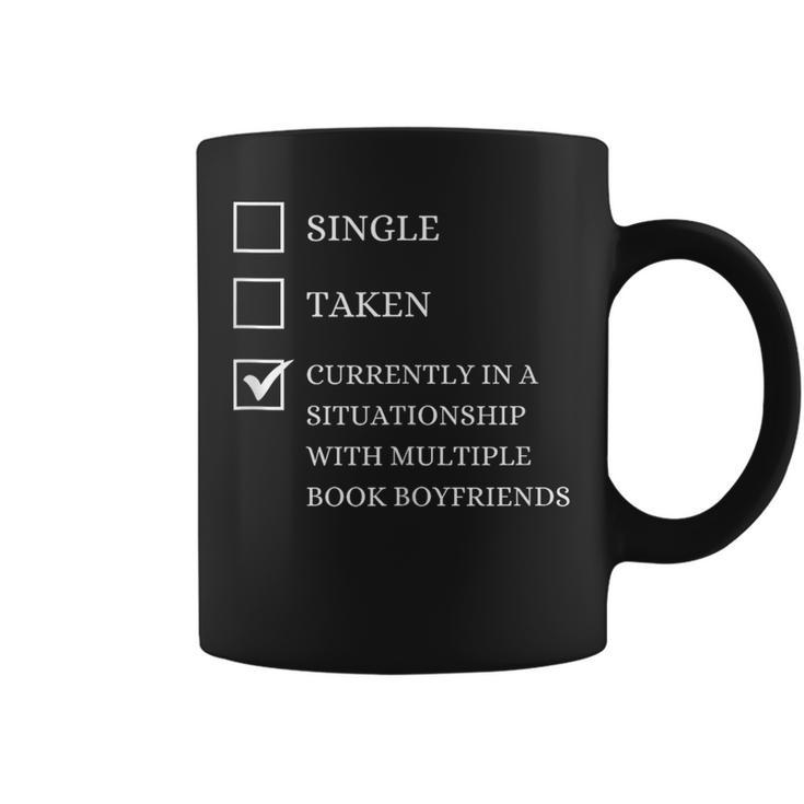Single Taken Book Boyfriend Smut Reader Spicy Book Lover Graphic Print Coffee Mug