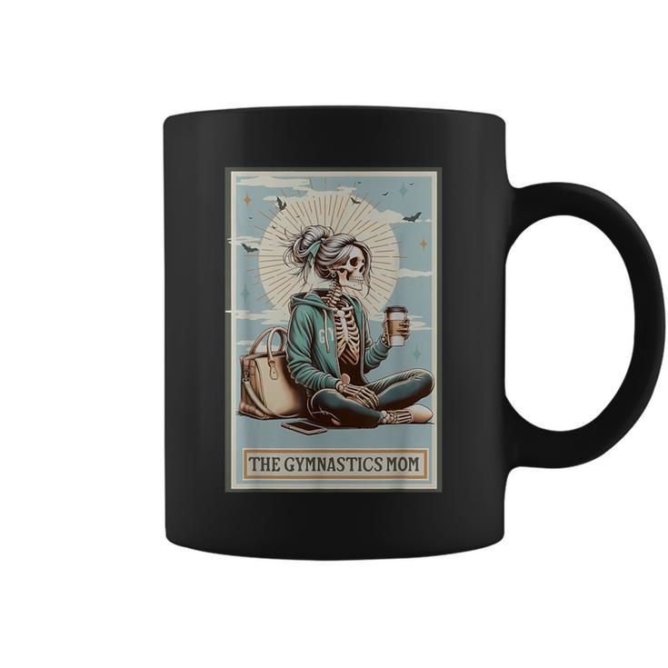 Skeleton Gymnastics Mom Tarot Card Sports Gymnast Women Coffee Mug