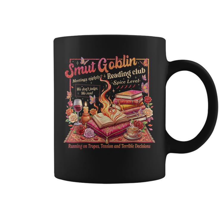 Smut Goblin Dark Romance Book Lover Vintage Graphic Print Coffee Mug
