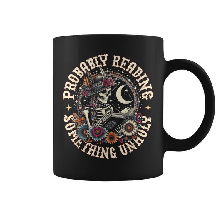 Is That Smutt Books Probably Reading Something Unholy Graphic Print Coffee Mug