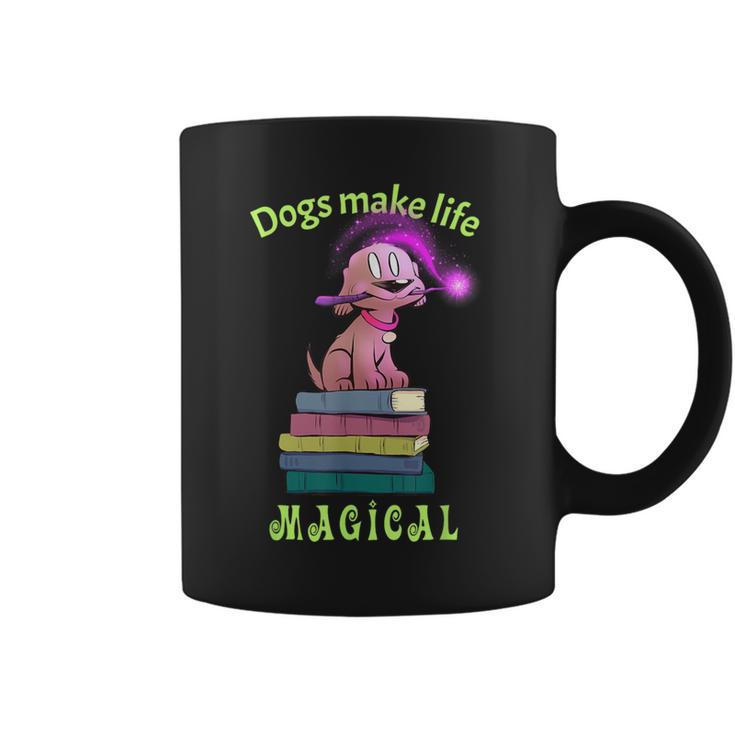 Sophie Magic Wand Dog Wizard Books Graphic Print Coffee Mug Sophie Magic Wand Dog Wizard Books Graphic Print Coffee Mug