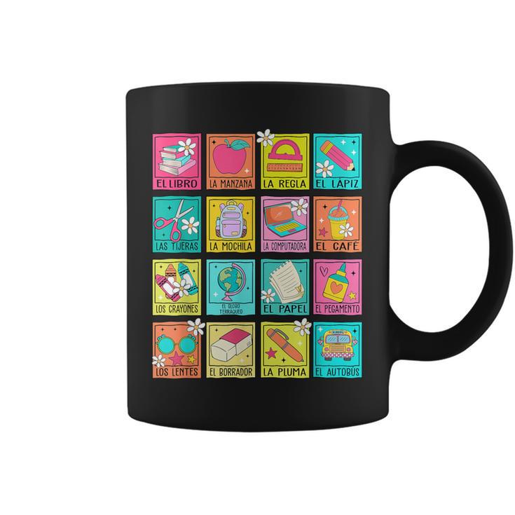 Spanish Teacher Book Back To School Graphic Print Coffee Mug