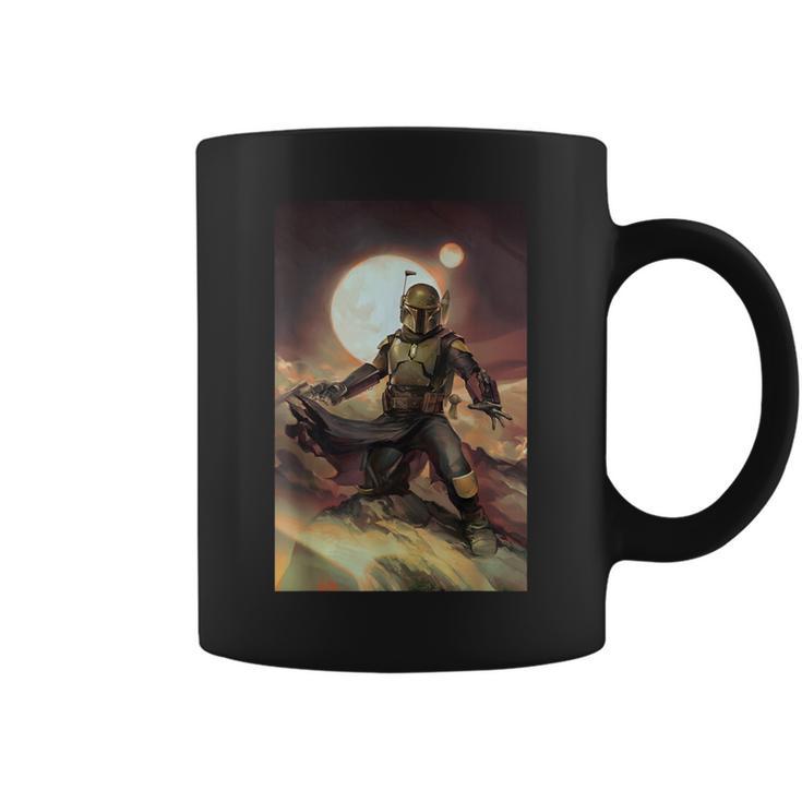Star Wars The Book Of Boba Fett Combat Pose Portrait Graphic Print Coffee Mug