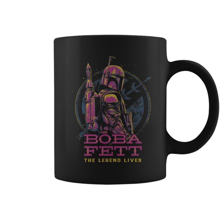 Star Wars The Book Of Boba Fett Galactic Neon Poster Graphic Print Coffee Mug