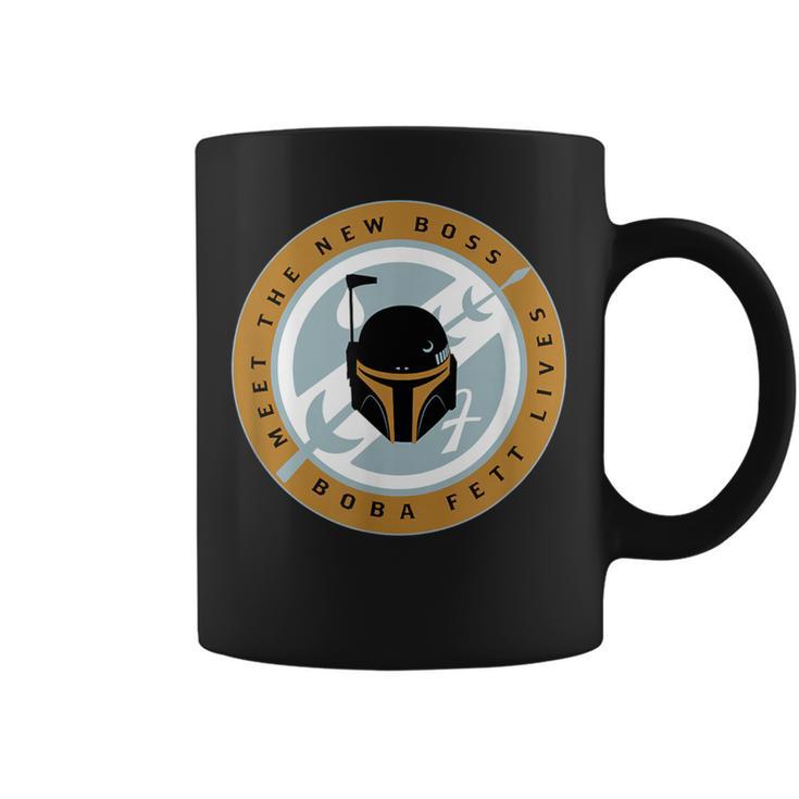 Star Wars The Book Of Boba Fett Meet The New Boss Logo Graphic Print Coffee Mug