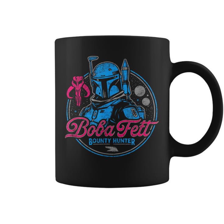 Star Wars The Book Of Boba Fett Neon Logo Graphic Print Coffee Mug