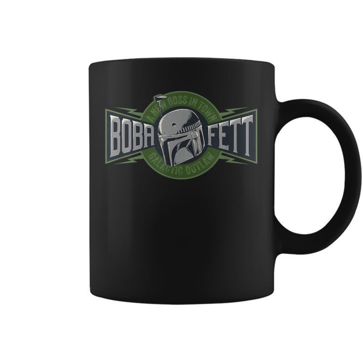 Star Wars The Book Of Boba Fett A New Boss In Town Logo Graphic Print Coffee Mug