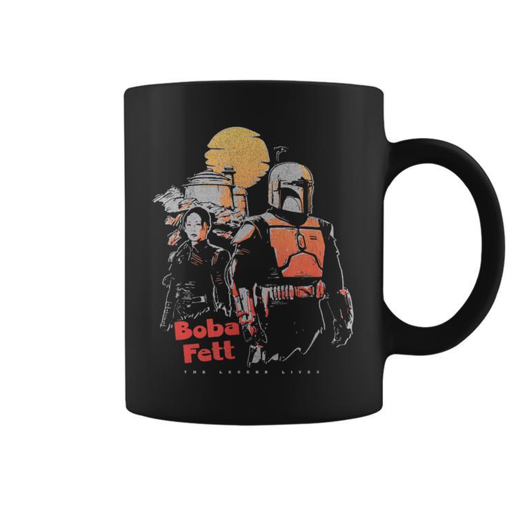 Star Wars The Book Of Boba Fett Retro Color Pop Poster Graphic Print Coffee Mug