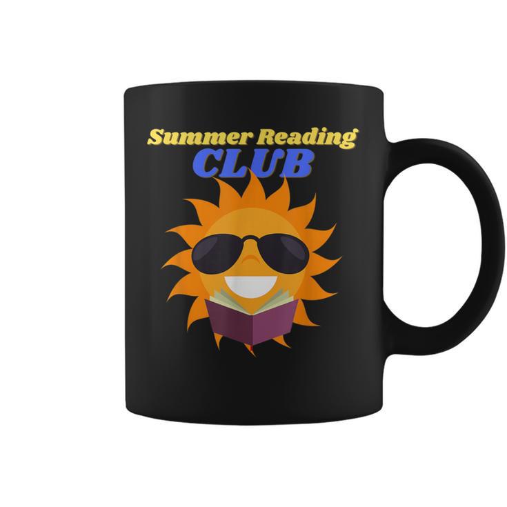 Summer Reading Club Sun Reading Book Men Women Kids Graphic Print Coffee Mug