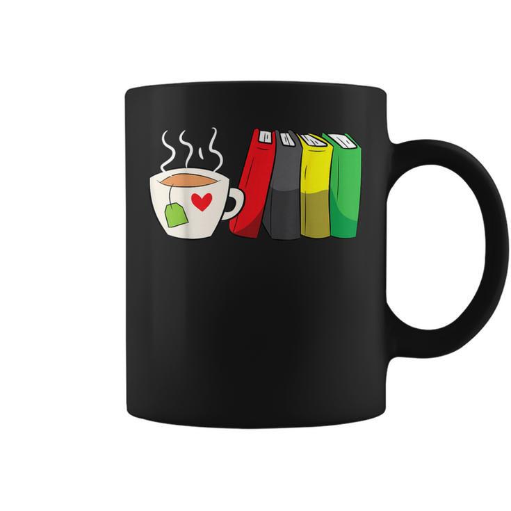 Tea And Bookworm Love Books And Tea Graphic Print Coffee Mug