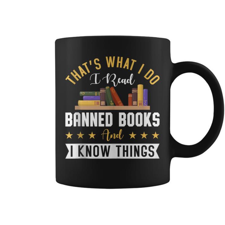That's What I Do I Read Banned Books Book Nerd Lover Graphic Print Coffee Mug