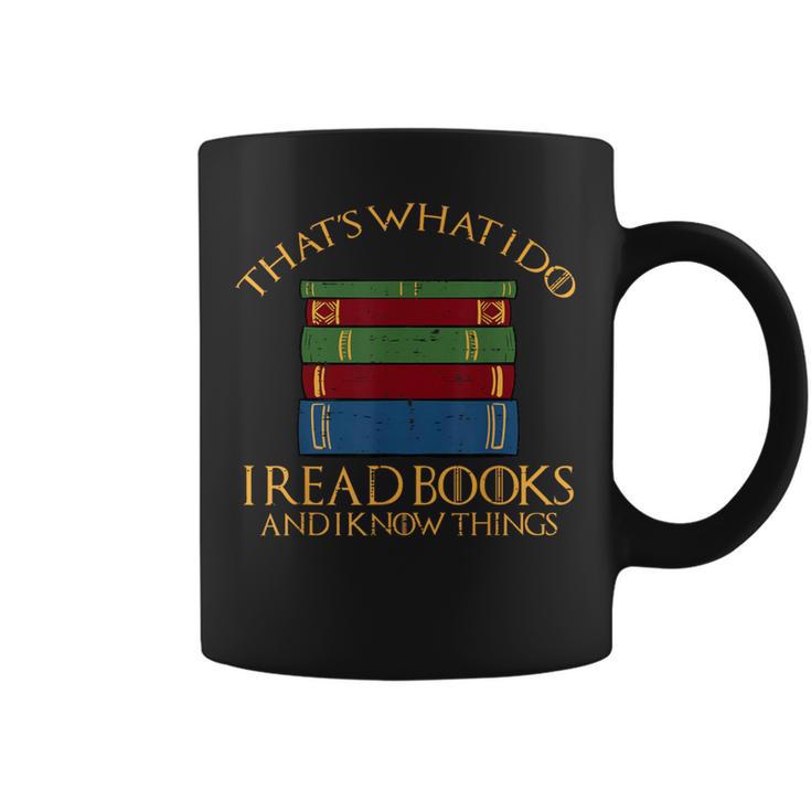 Thats What I Do Read Reading Book Librarian Across America Graphic Print Coffee Mug