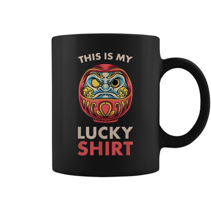 This Is My Lucky 日本のだるま人形 コーヒーマグ