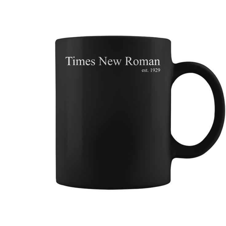 Times New Roman、1929年設立、フォント書体テキストタイポグラフィ コーヒーマグ