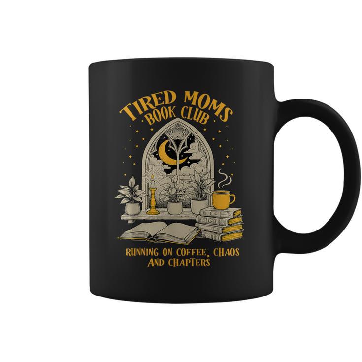 Tired Moms Book Club Reading Coffee Lover Mother's Day Graphic Print Coffee Mug