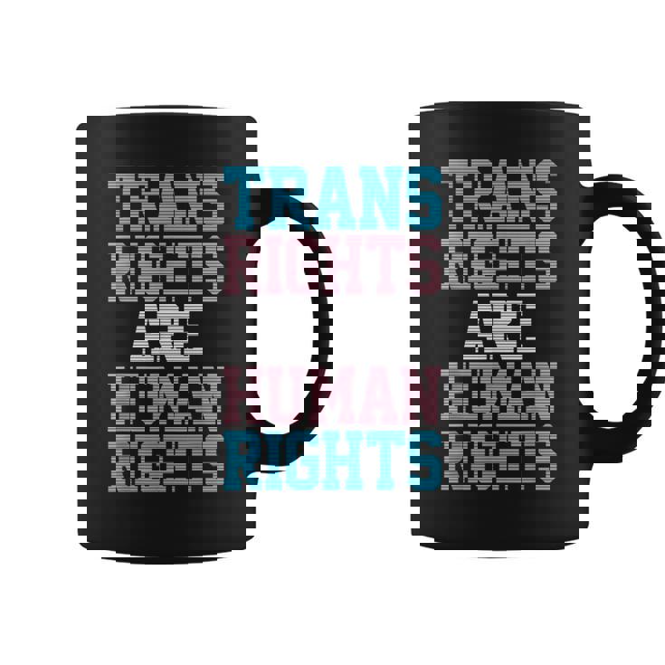 Trans Rights Are Human Rights Lgbtq トランスジェンダー フラッグ プライド コーヒーマグ