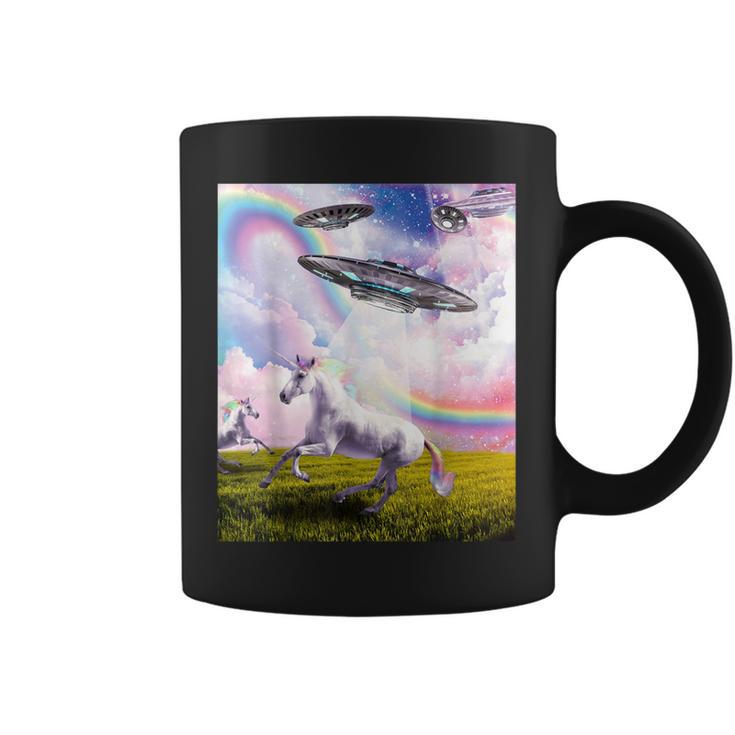 Ufo 誘拐ユニコーン コーヒーマグ